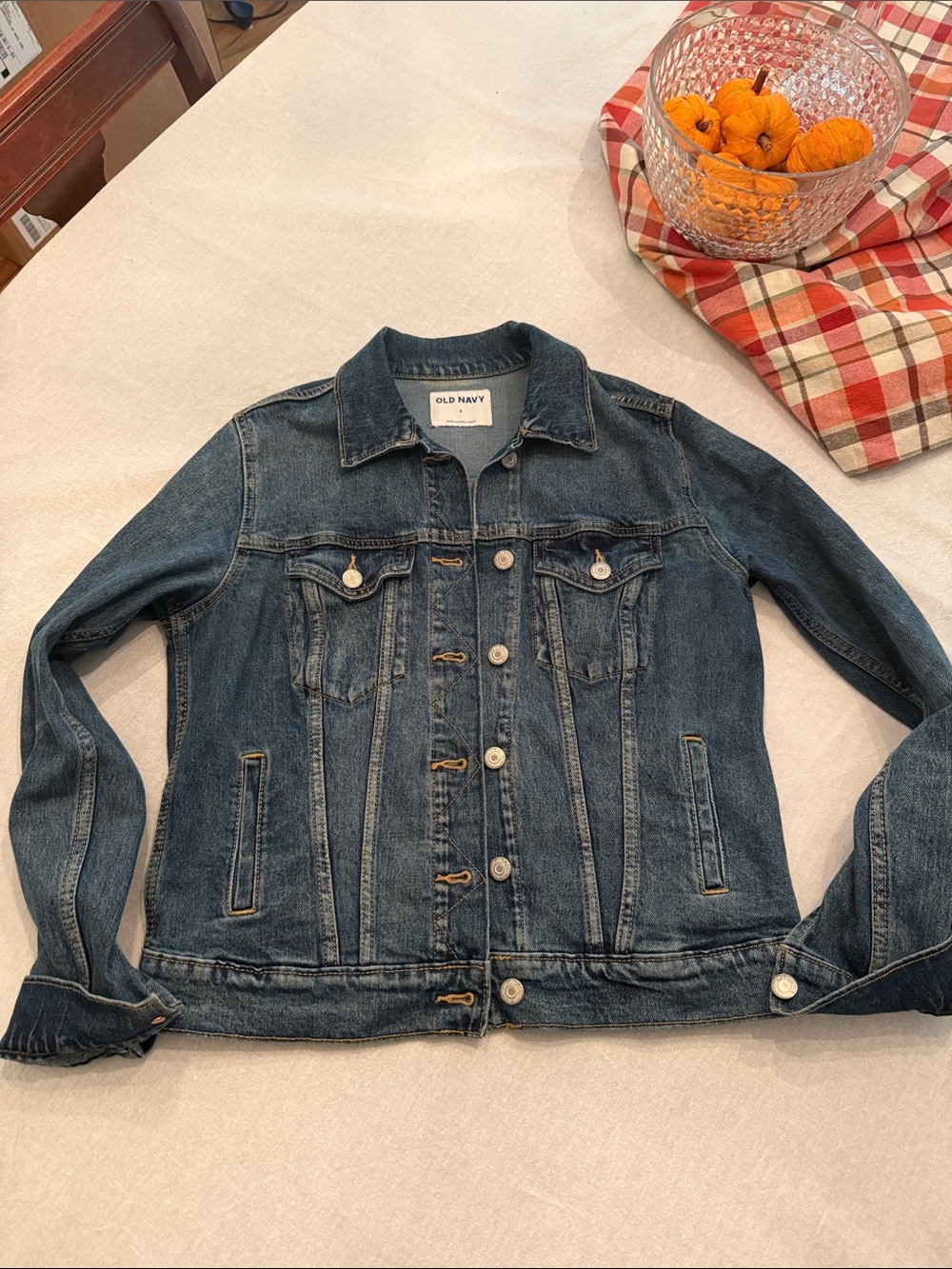 Old Navy Dark Blue Denim Jacket